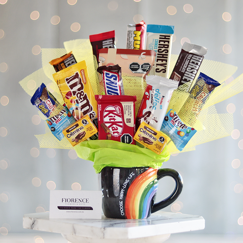 Candy Bouquet "Choose Happy Love Life"