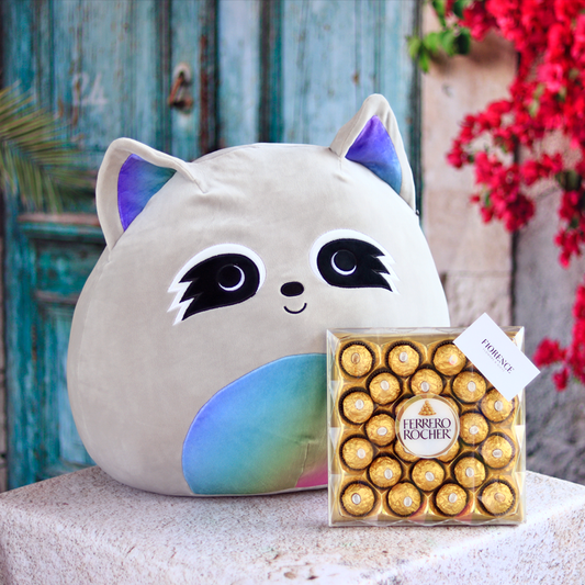 Peluche Squishmallows Mapache