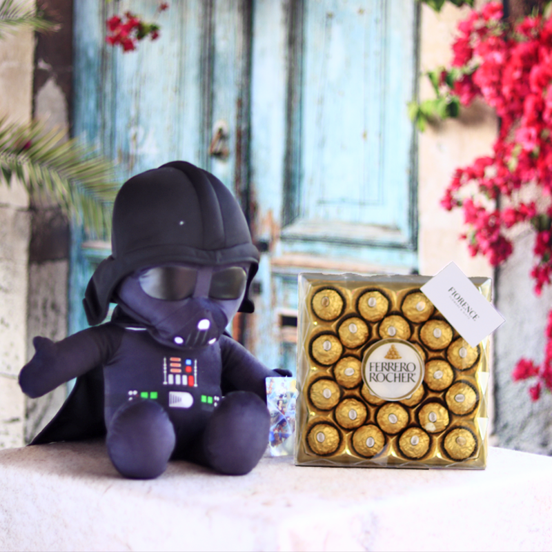 Peluche Darth Vader con Chocolates