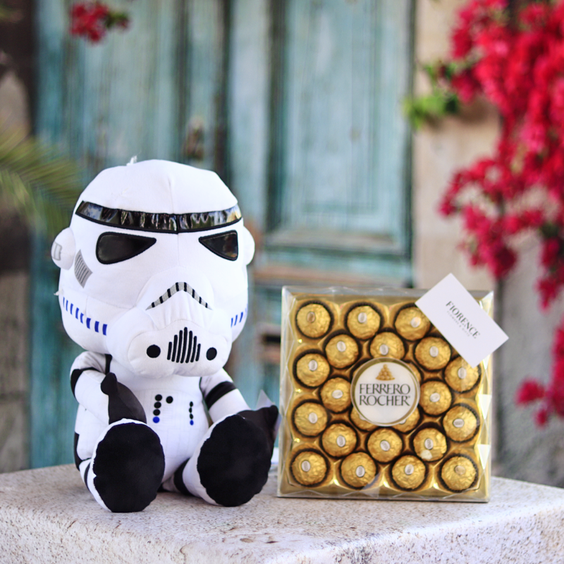 Star Wars - Stormtrooper de Peluche  con Chocolates