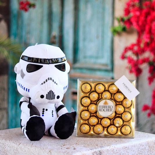 Star Wars - Stormtrooper de Peluche  con Chocolates