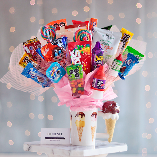 Ice Cream Mug Candy Bouquet