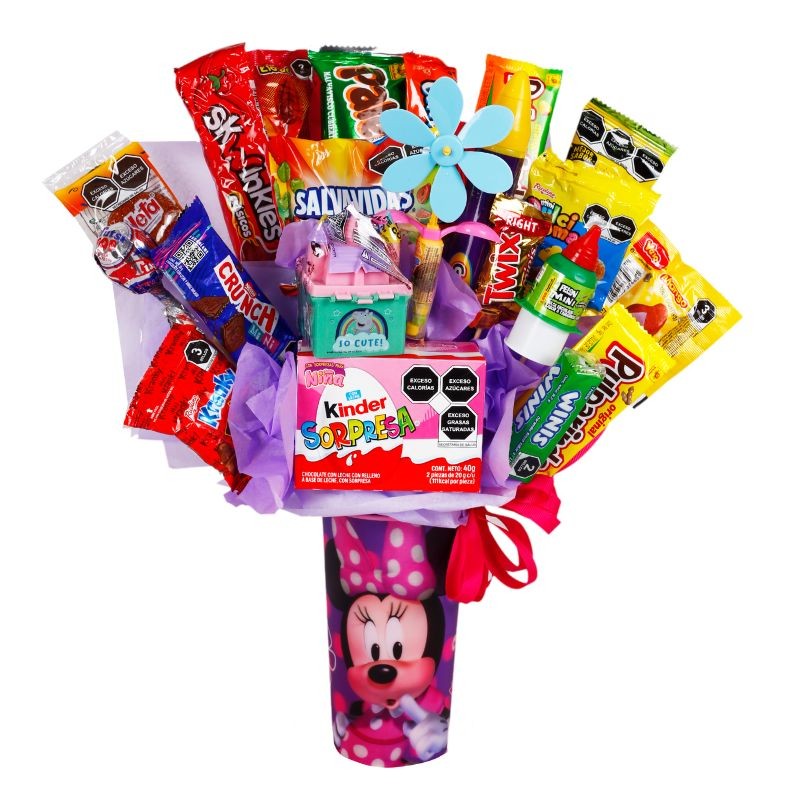 Candy Bouquet Tierna Minnie Mouse