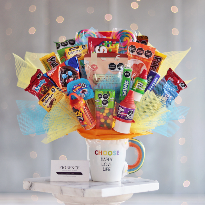  Choose Happy Love Life, Candy Bouquet