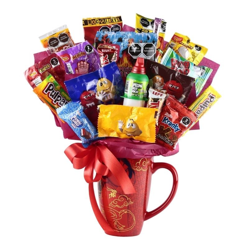 Candy Bouquet Taza Gigante de Princesas