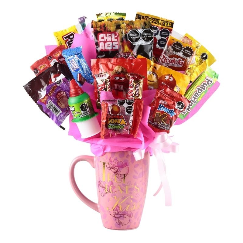 Candy Bouquet Taza Gigante de Princesas