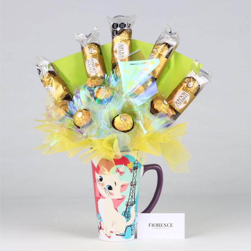 Candy Bouquet Personajes de Disney con Chocolates Ferrero Rocher