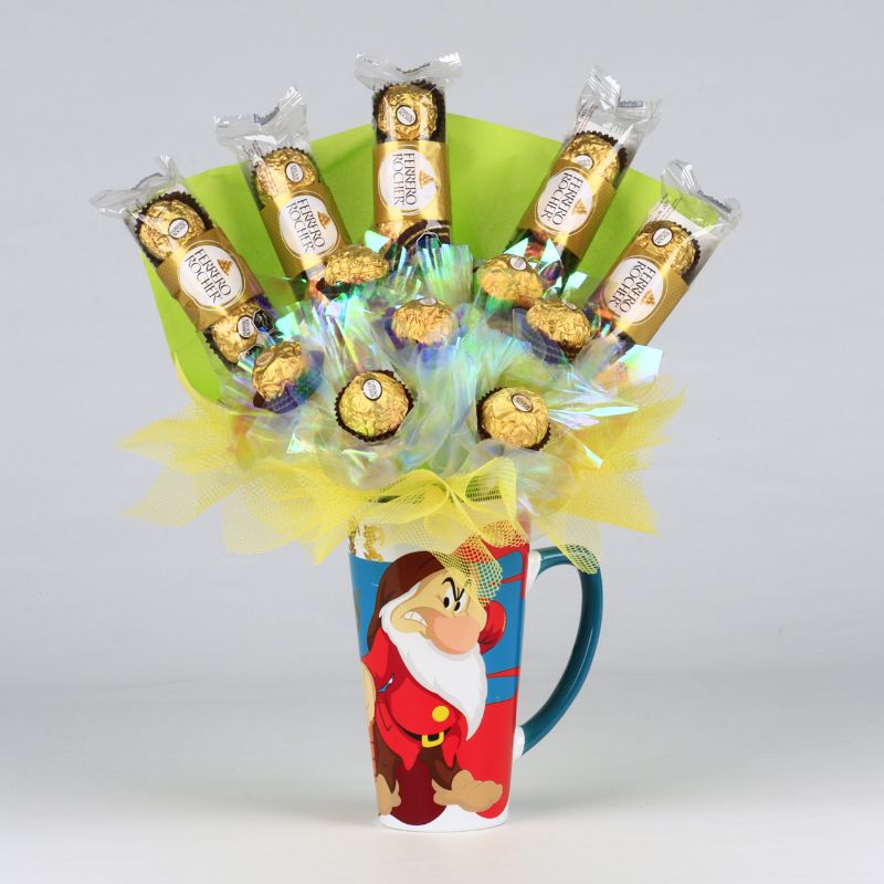 Candy Bouquet Personajes de Disney con Chocolates Ferrero Rocher