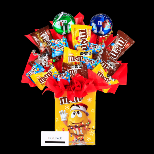 Candy Bouquet en Alcancía de M&M's