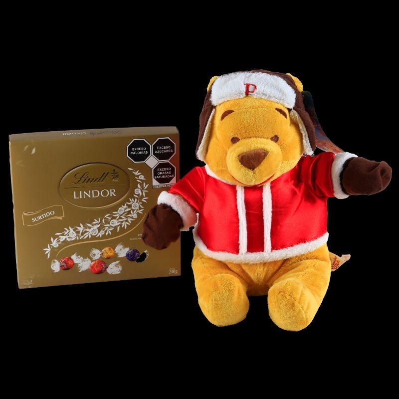 Disney Winnie Pooh Navideño con Chocolates