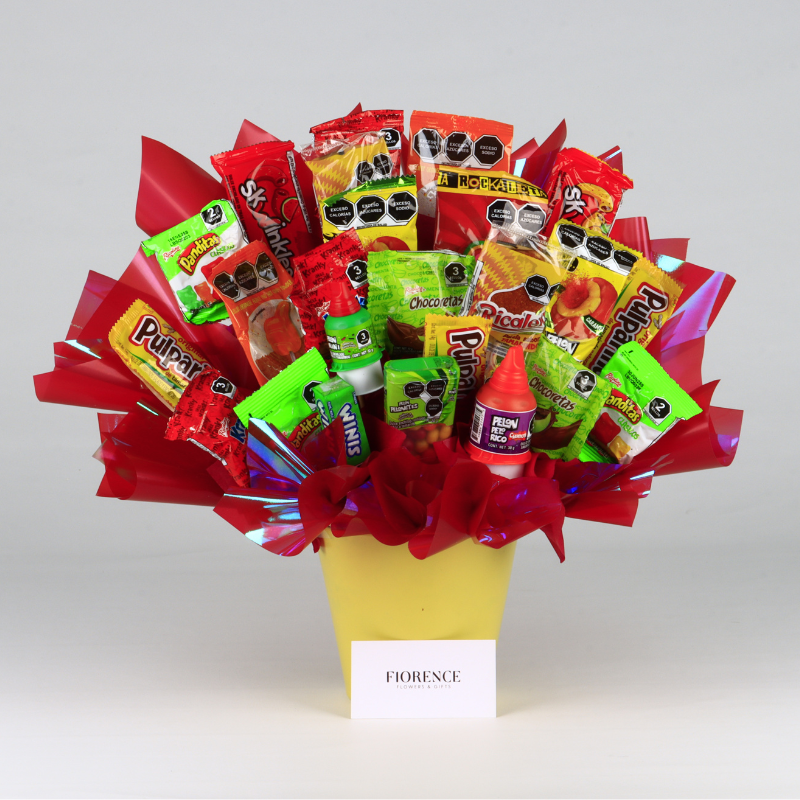 Candy Bouquet "Dulces, Picositos y Aciditos"