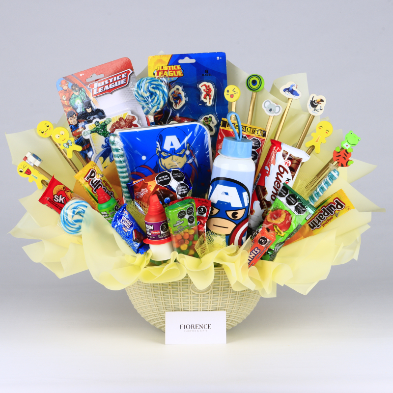 Candy Bouquet Capitán America - Regalo para Niños