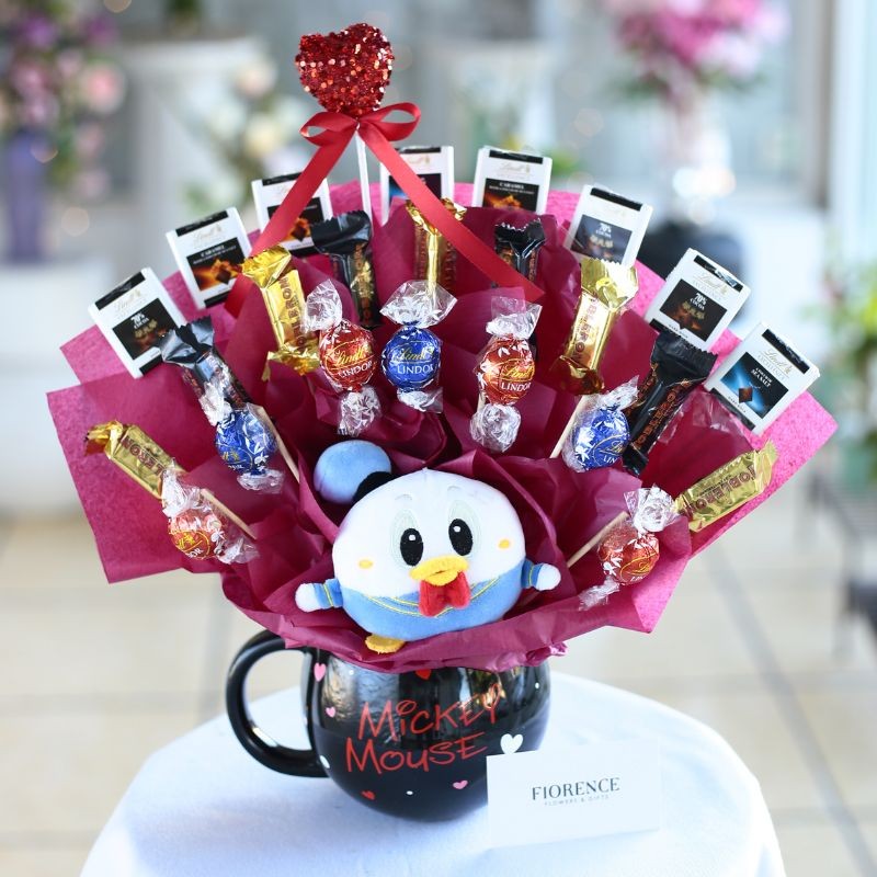 Candy Bouquet Taza Gigante de Disney con Chocolates importados