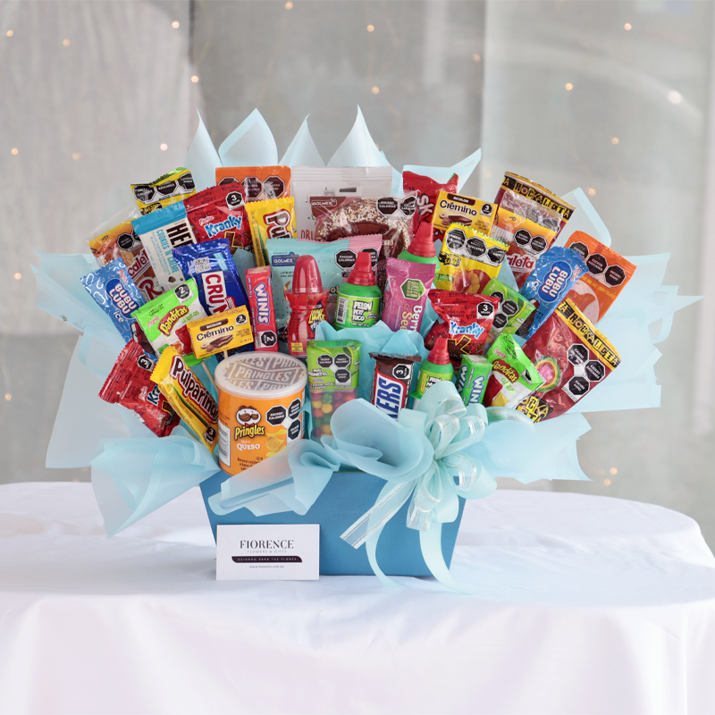 Candy Bouquet with Snacks, Chocolates and Sweets